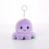 Flip octopus plush hanging doll, double-sided octopus doll, plush toy, cross-border schoolbag hanging keychain Item Picture